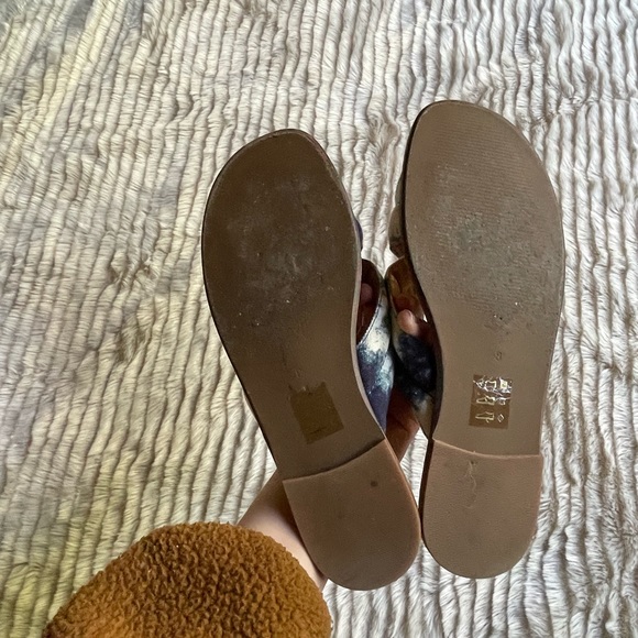 Madewell leather and tie dye slides size 8 - Picture 3 of 3